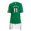 Newcastle United Harvey Barnes #11 Bortedraktsett Barn 2025-26 Kortermet (+ korte bukser)